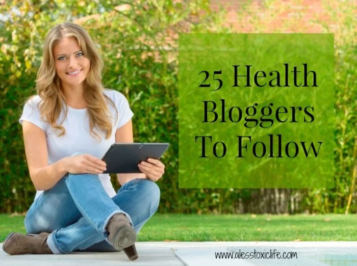 Health and wellness bloggers